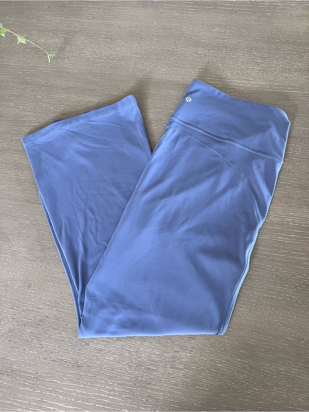 lululemon athletica Women's Slate Blue Flare Yoga Pants